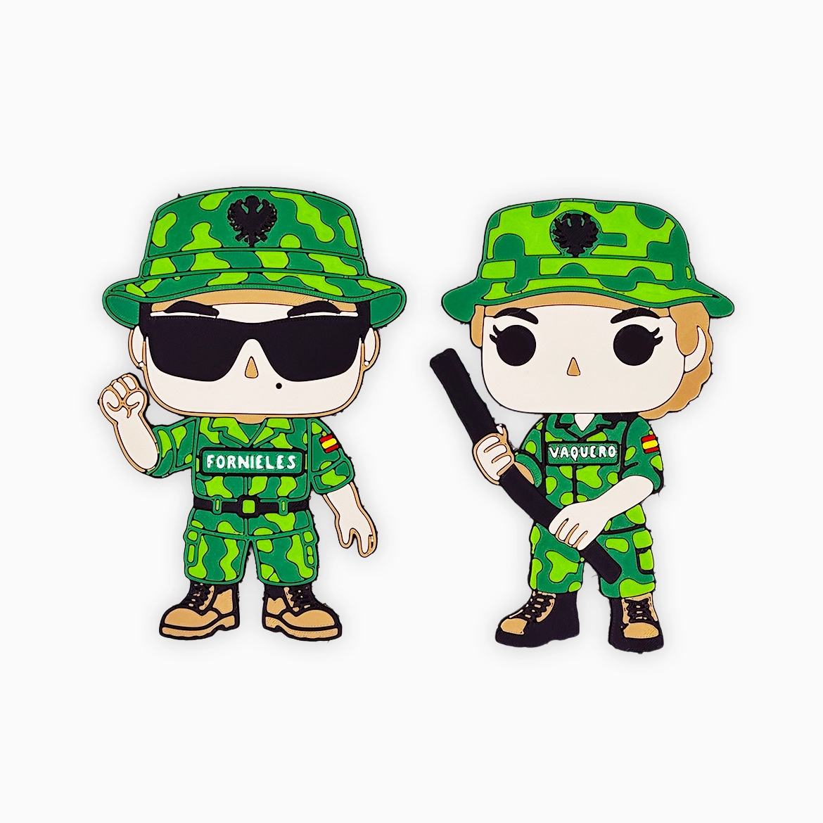 Parche con velcro personalizado Mochila CrossFit WOD3D