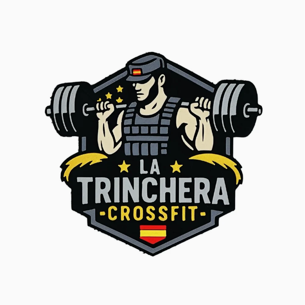 Parche con velcro personalizado crossfit WOD3D