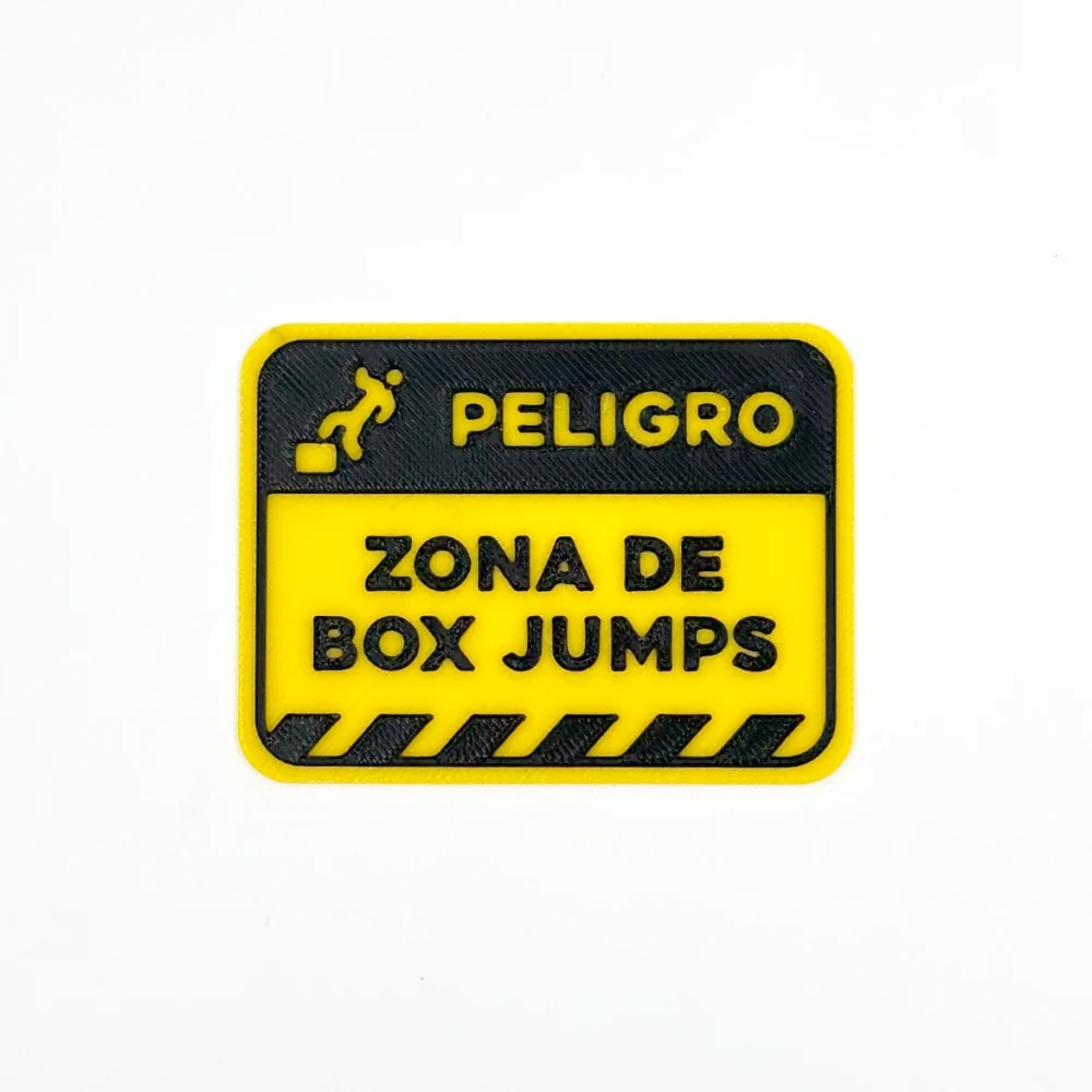 Parche velcro mochila crossfit ZONA BOX JUMPS WOD3D