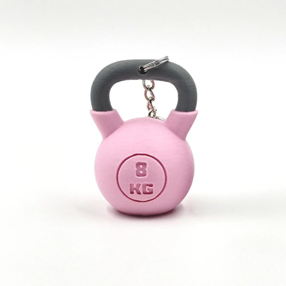 Llavero Kettelbell personalizado, con tu nombre y color preferido WOD3D