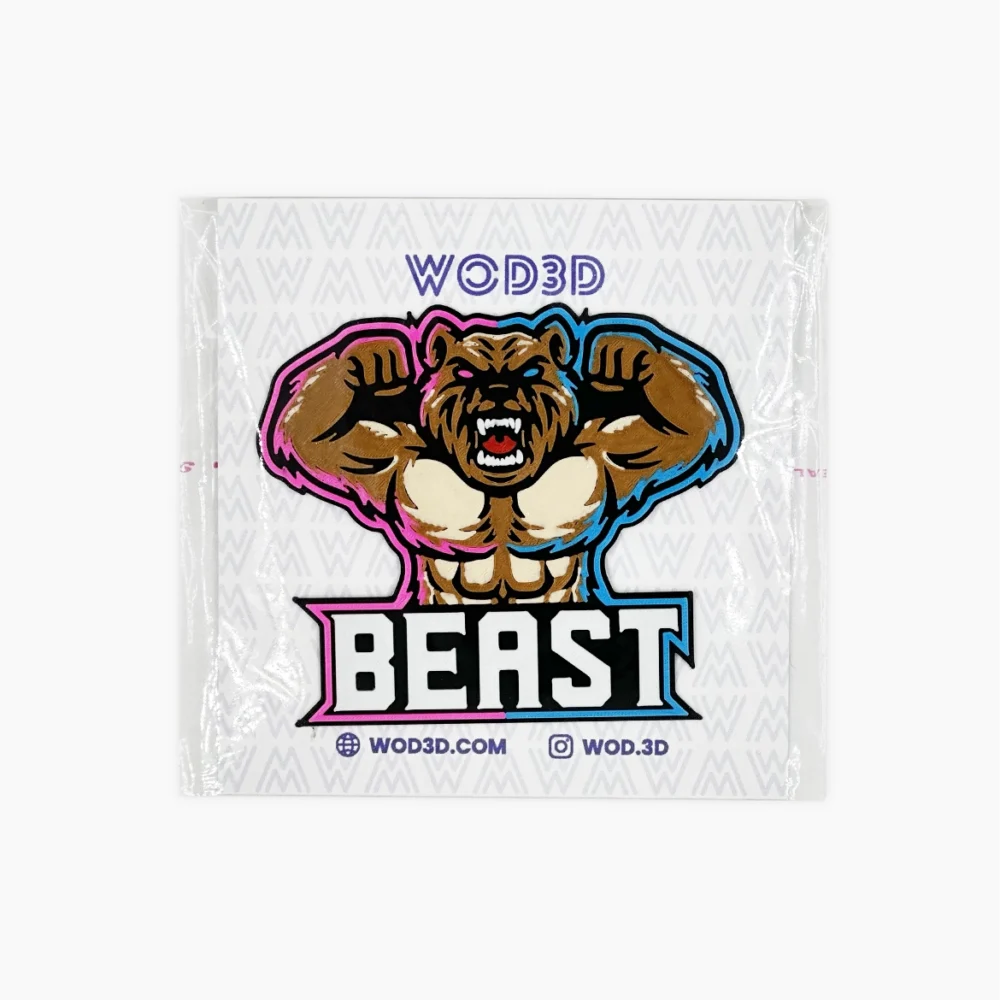 Parche de Velcro BEAST para Mochila de Crossfit WOD3D