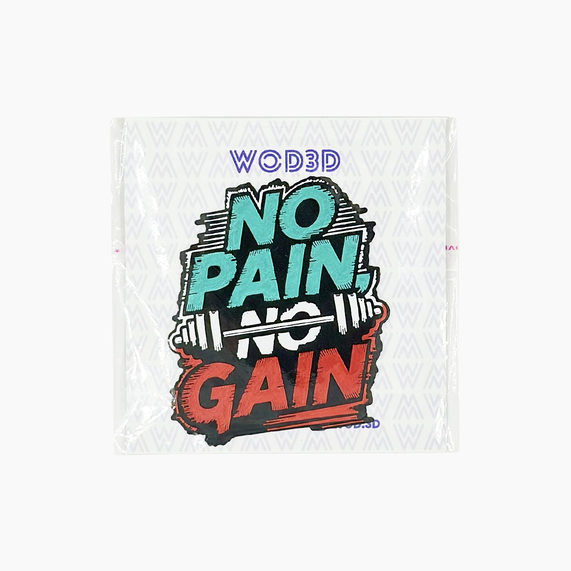 Parche de velcro NO PAIN NO GAIN 3 WOD3D