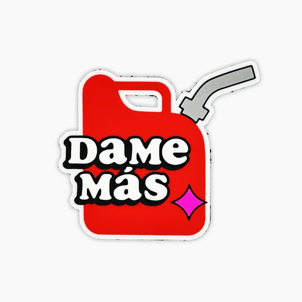 Parche Velcro Mochila Crossfit DAME MÁS GASOLINA WOD3D